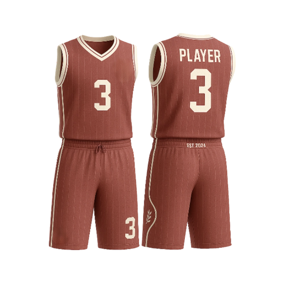 0813 (24) performance fabric basketball uniforms
