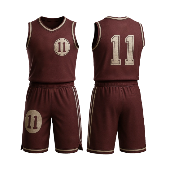 0813 (32) basketball team uniform package