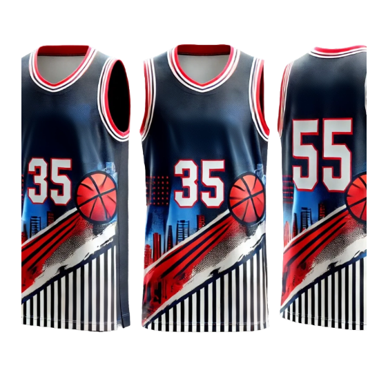 0813 (7) performance fabric basketball uniforms