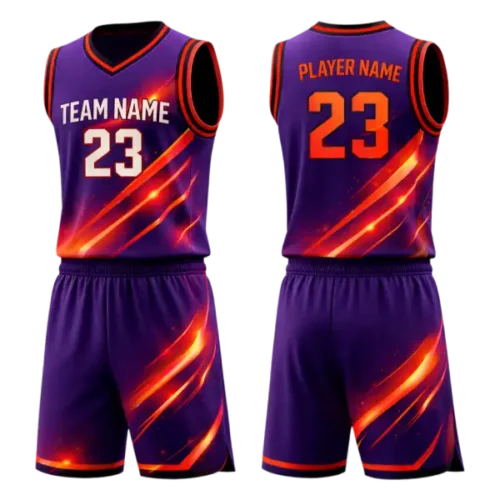 Custom basketball jersey end of season team gift