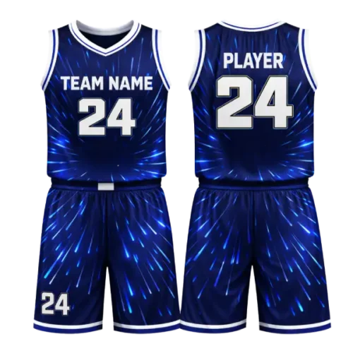 Custom green and white basketball uniform team