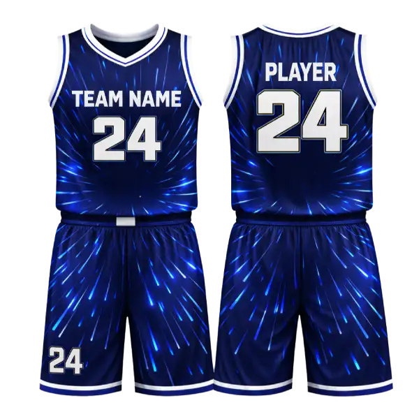 Custom green and white basketball uniform team