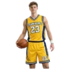 Custom black and red sublimated basketball jersey team