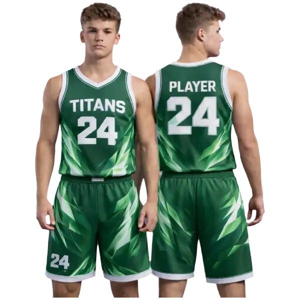 Custom maroon and gold basketball uniforms team