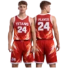 Custom maroon and gold basketball uniforms team