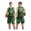 Custom teal and black basketball jerseys team