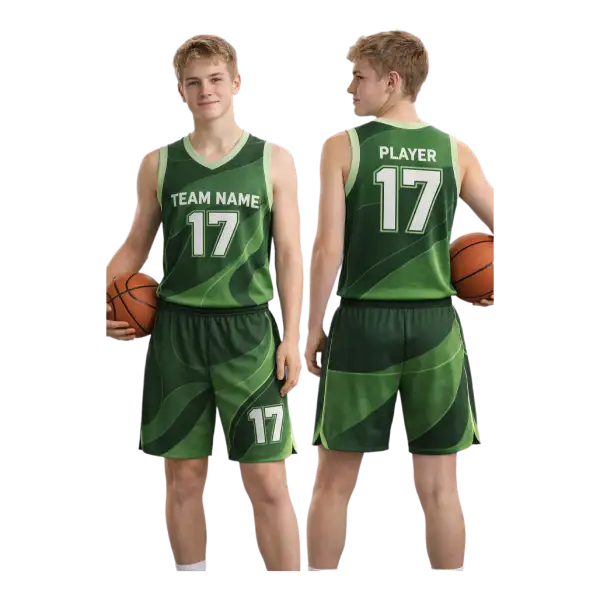 Custom teal and black basketball jerseys team