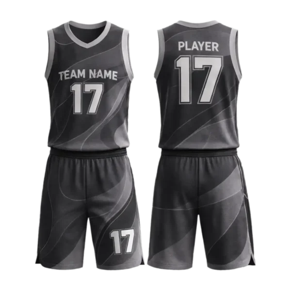 Custom teal and black basketball jerseys team