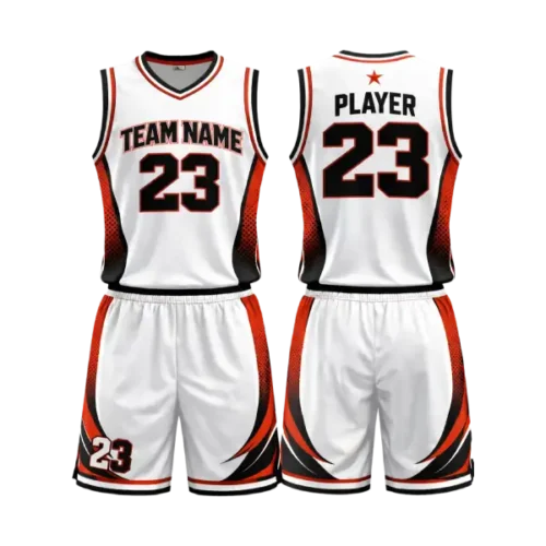 Custom purple and gold basketball jerseys team