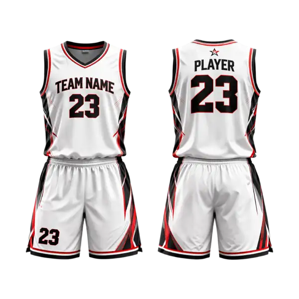 Women's custom basketball uniform