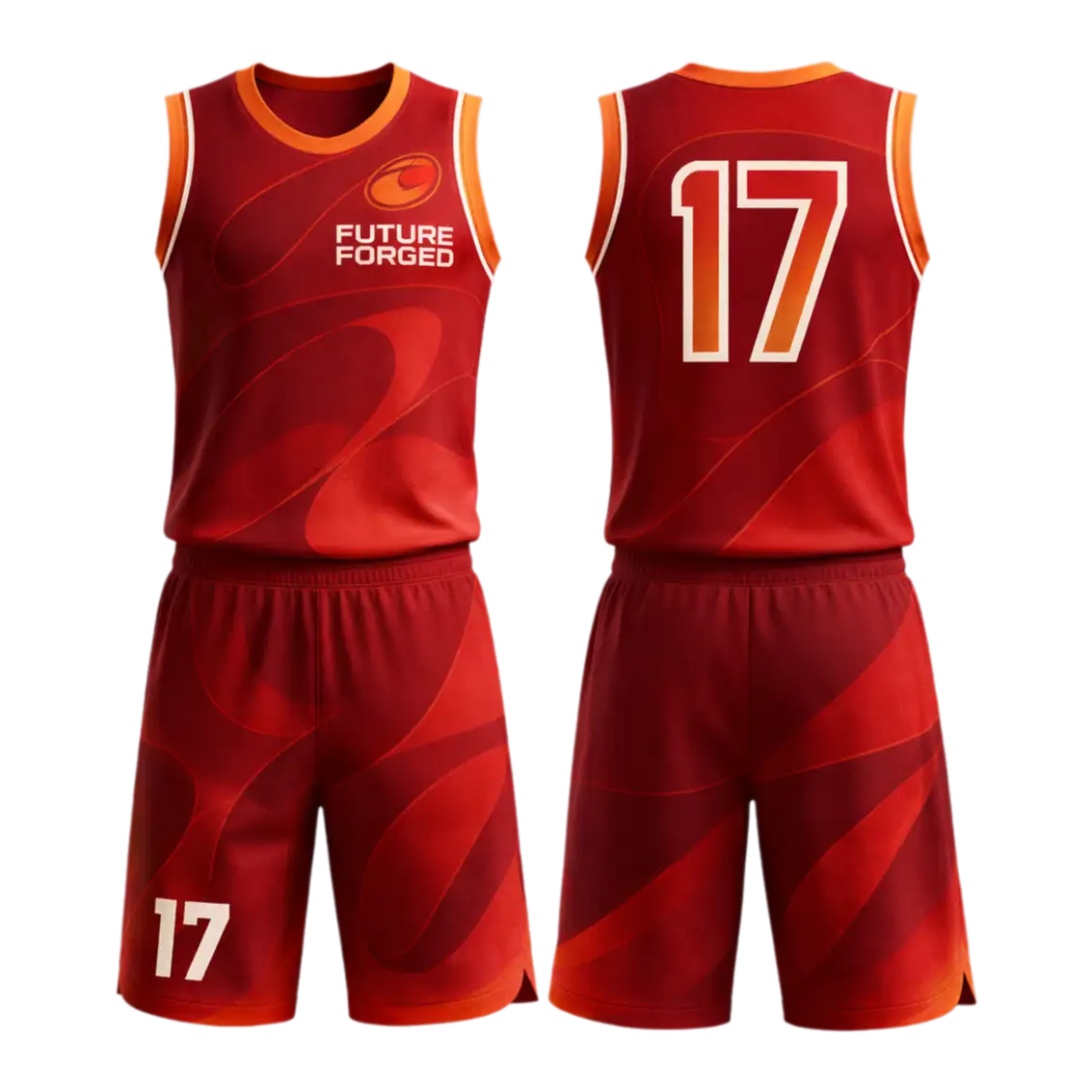 Women's custom basketball uniform