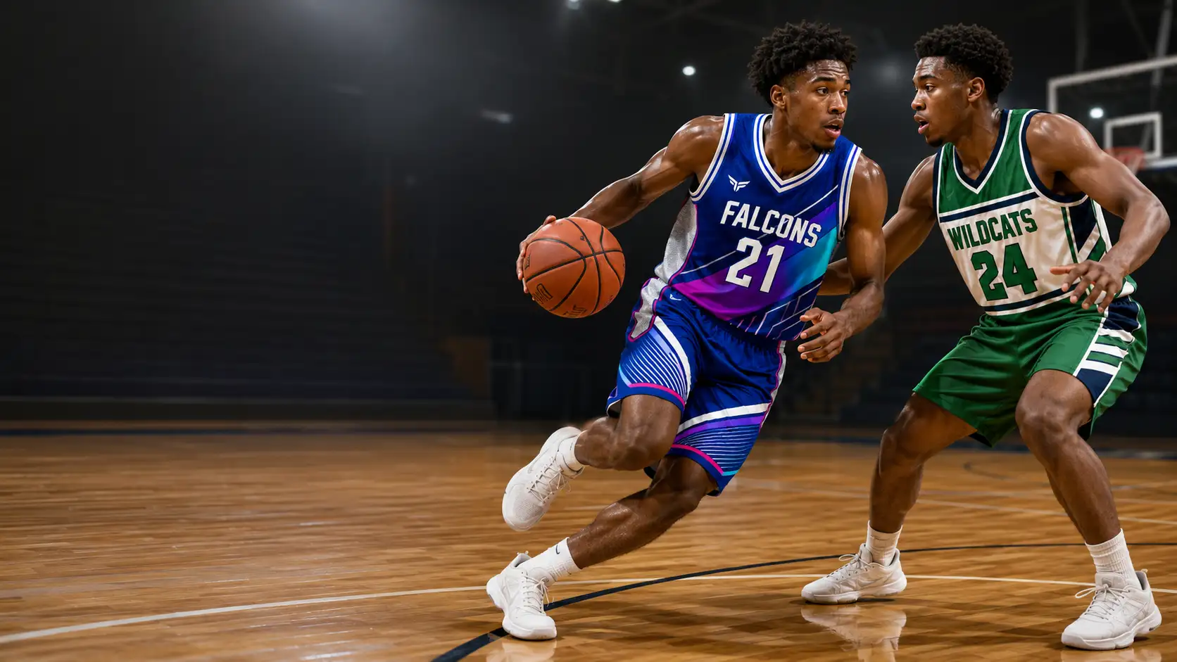 Custom basketball team uniforms designed around your team identity